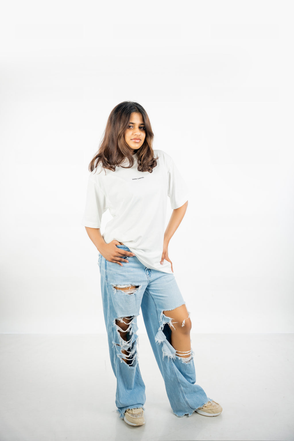 Glitch Dragon Oversized Tee