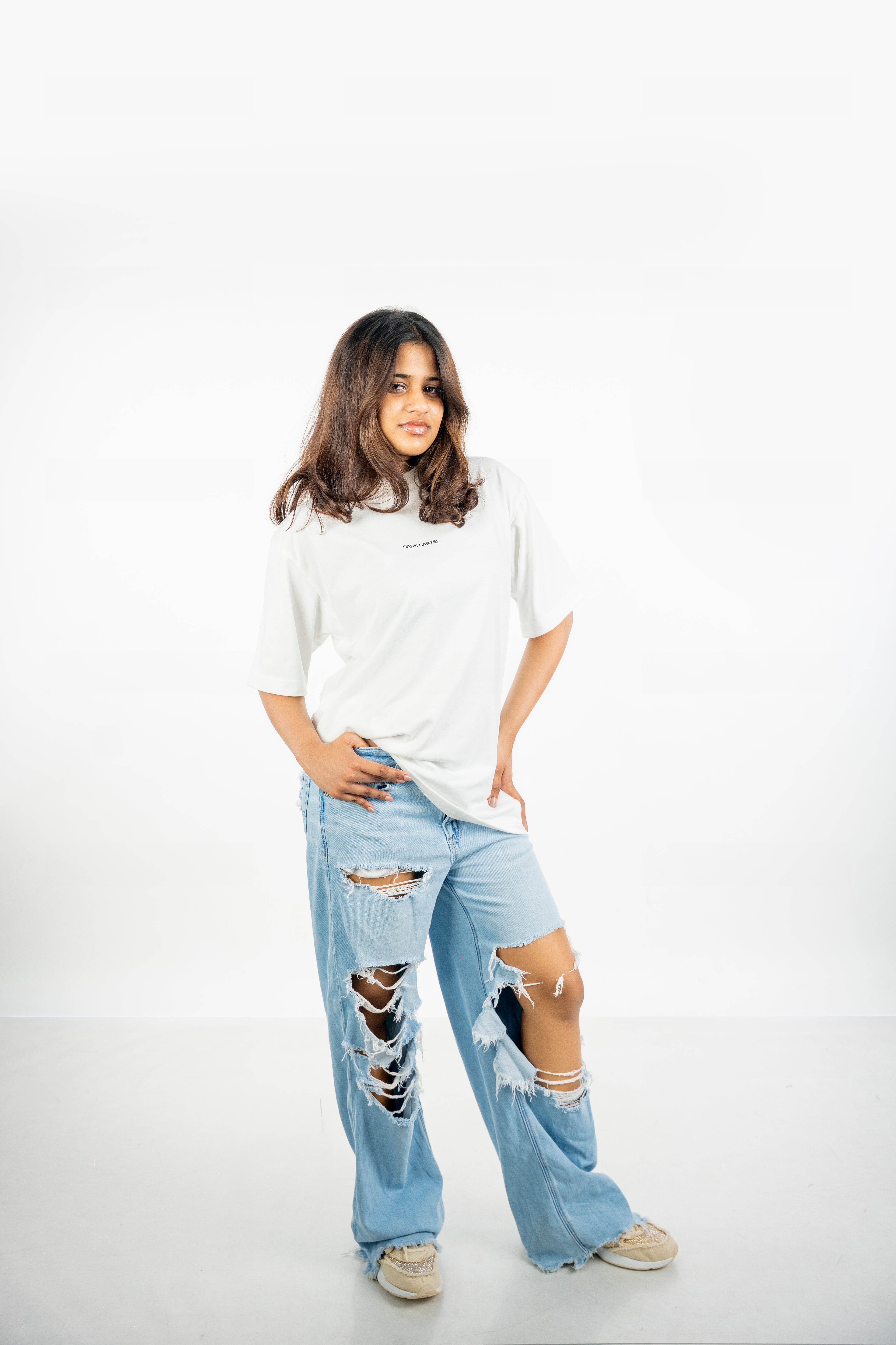 Glitch Dragon Oversized Tee